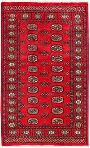 Dark Red Bokhara 3' 1 x 5' 1 - No. 46185