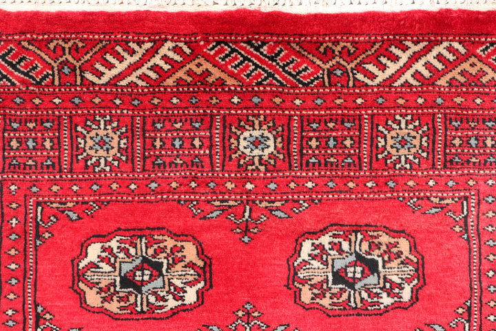 Red Bokhara 3' x 5' 1 - No. 46213 - ALRUG Rug Store