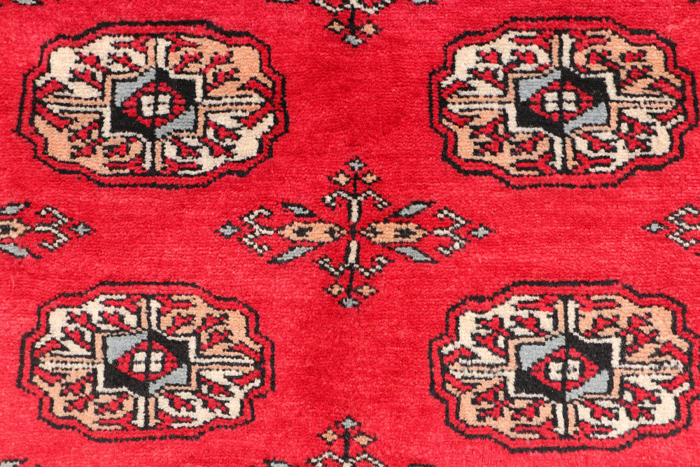 Red Bokhara 3' x 5' 1 - No. 46213 - ALRUG Rug Store