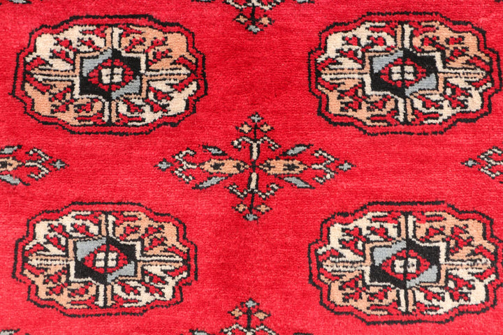 Red Bokhara 3' x 5' 1 - No. 46213 - ALRUG Rug Store
