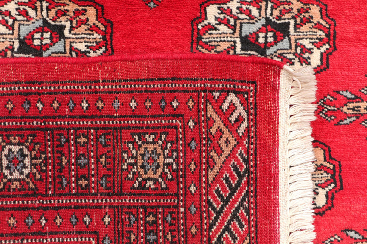 Red Bokhara 3' x 5' 1 - No. 46213 - ALRUG Rug Store