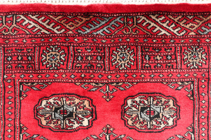 Dark Red Bokhara 2' 11 x 5' 2 - No. 46238 - ALRUG Rug Store
