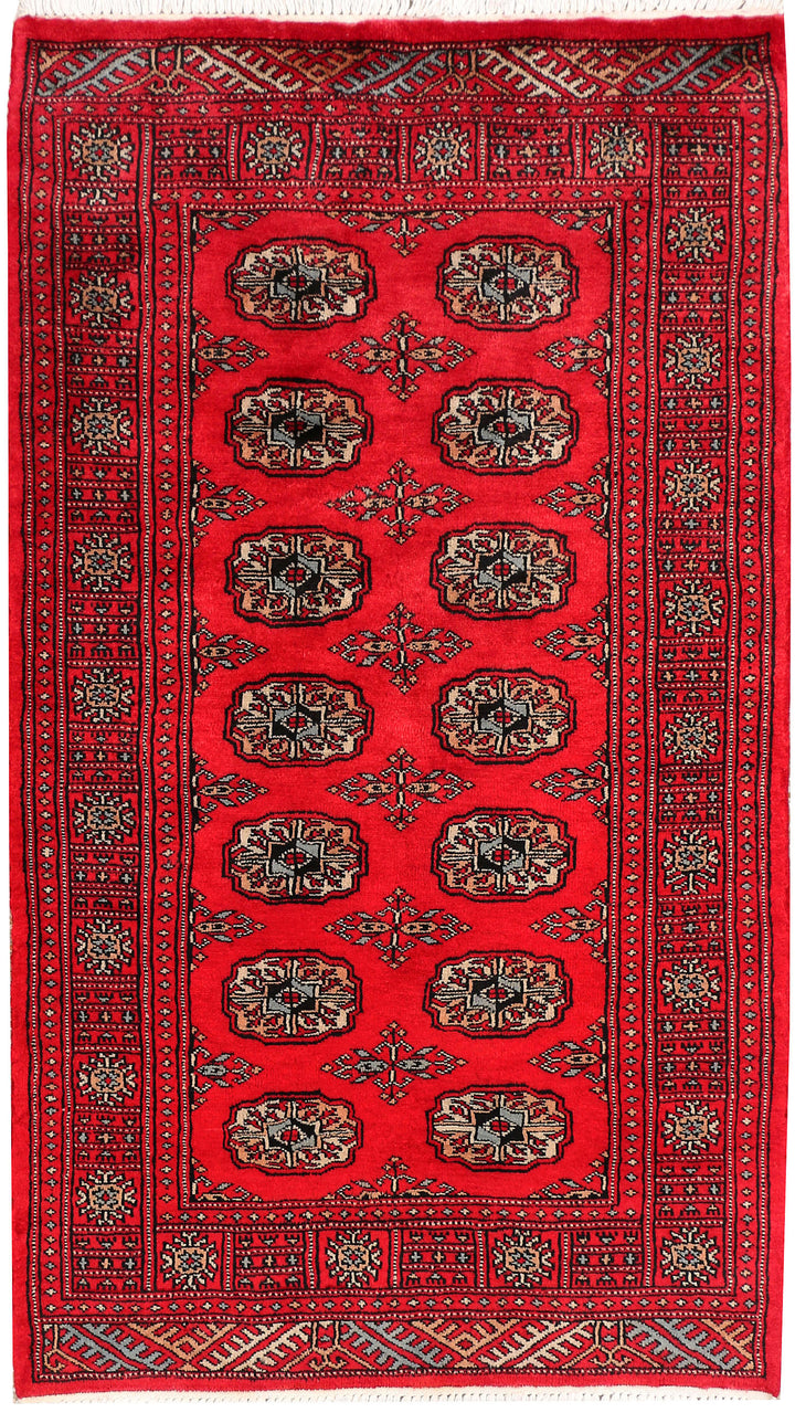 Dark Red Bokhara 2' 11 x 5' 2 - No. 46238 - ALRUG Rug Store