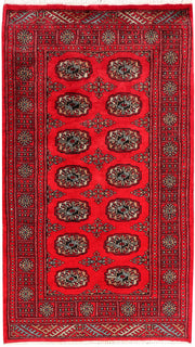 Dark Red Bokhara 2' 11 x 5' 2 - No. 46238 - ALRUG Rug Store