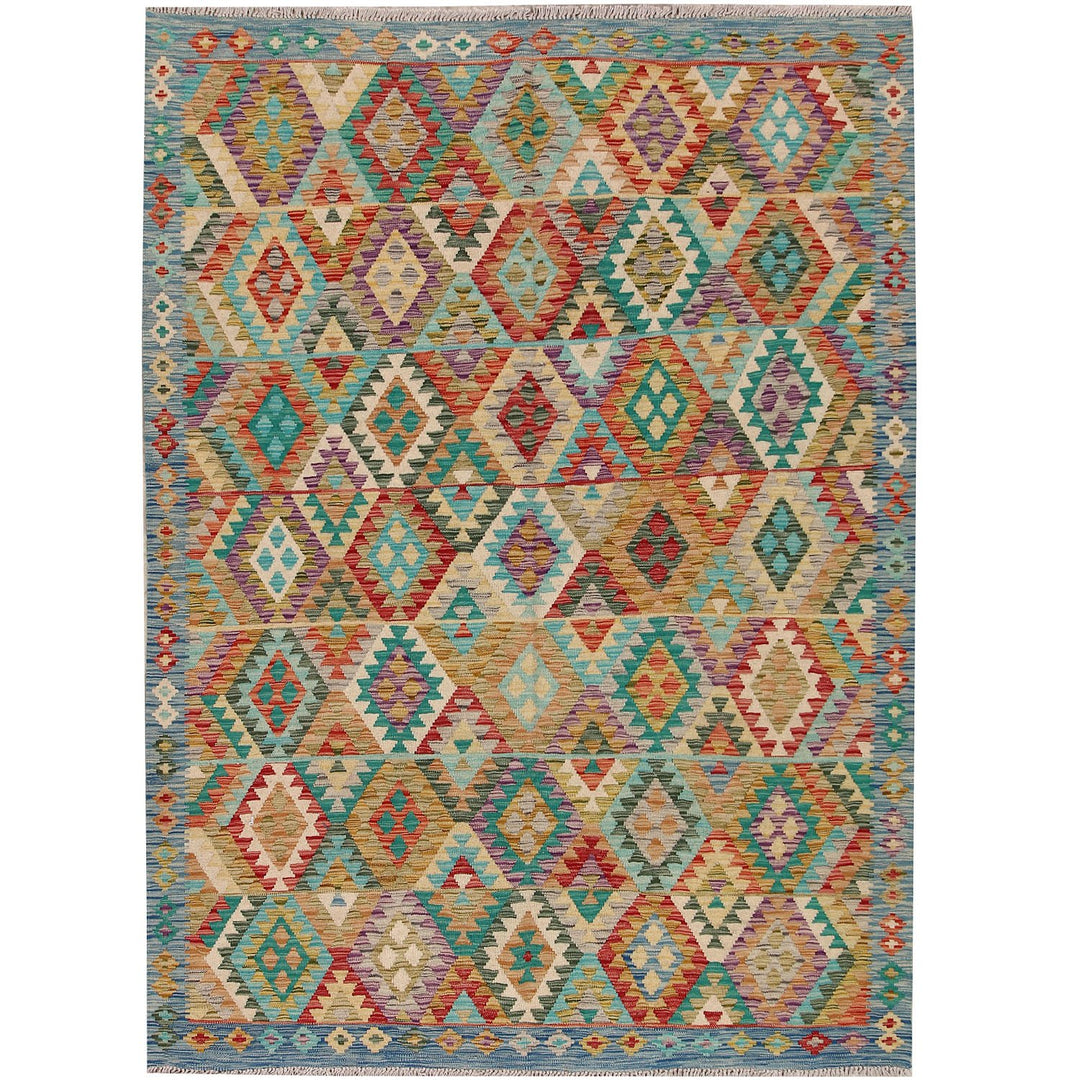 Vegetable Kilim 6' 2 x 8' 2 (ft) - No. AL77617 - ALRUG Rug Store