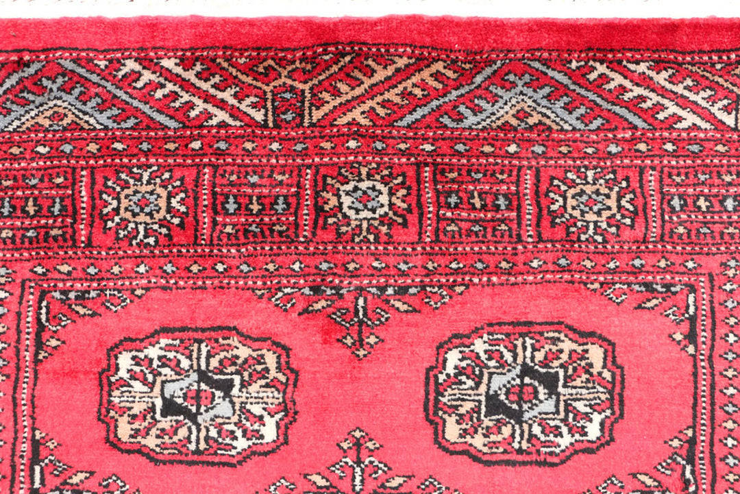 Red Bokhara 3'  2" x 4'  11" - No. QA56717