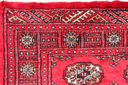 Red Bokhara 3' 1 x 5' 1 - No. 46271 - ALRUG Rug Store