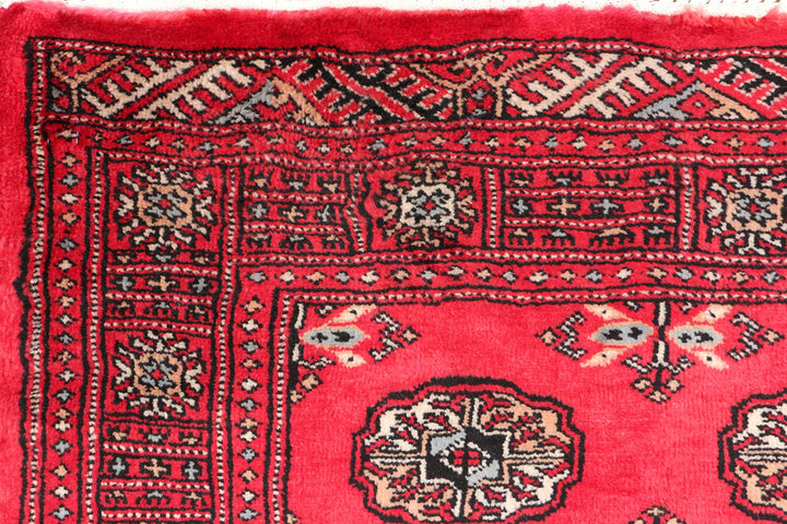 Red Bokhara 3' 1 x 4' 9 - No. 46272 - ALRUG Rug Store