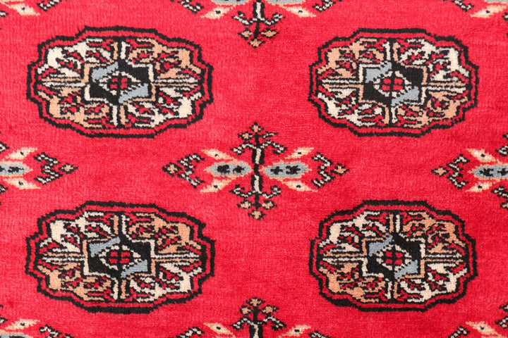 Red Bokhara 3' 1 x 4' 9 - No. 46272 - ALRUG Rug Store
