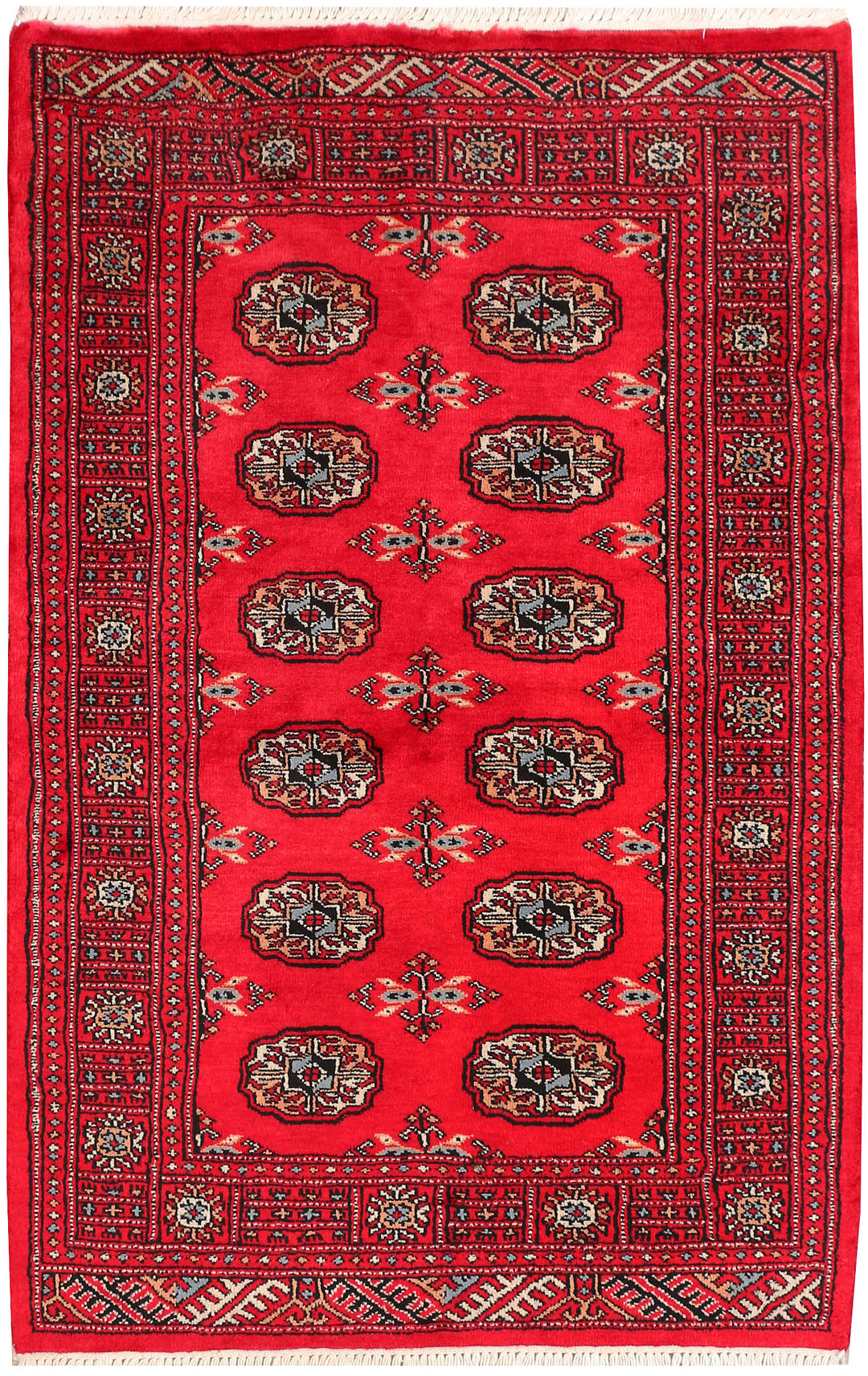 Red Bokhara 3' 1 x 4' 9 - No. 46272 - ALRUG Rug Store