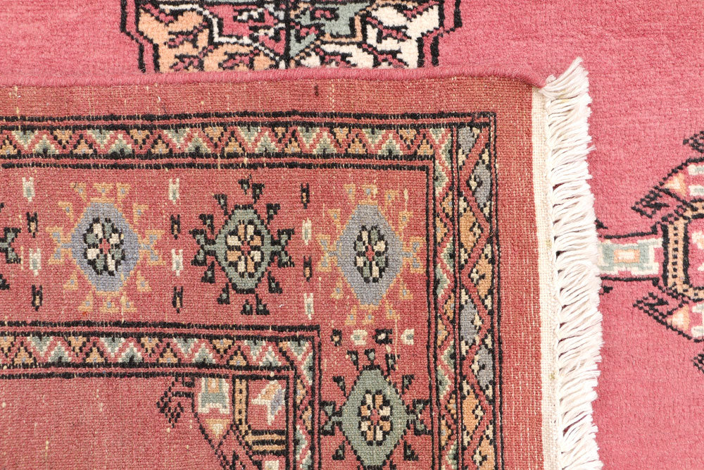 Light Coral Bokhara 2' 11 x 5' 4 - No. 46275 - ALRUG Rug Store