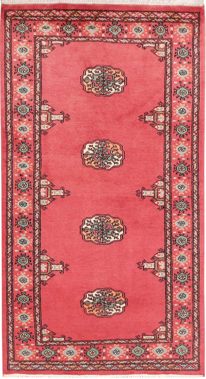 Light Coral Bokhara 2' 11 x 5' 4 - No. 46275 - ALRUG Rug Store