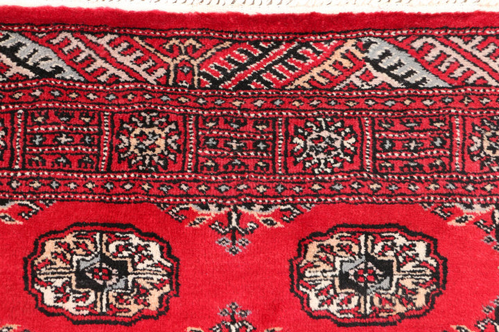 Dark Red Bokhara 3' 3 x 5' 1 - No. 46281 - ALRUG Rug Store