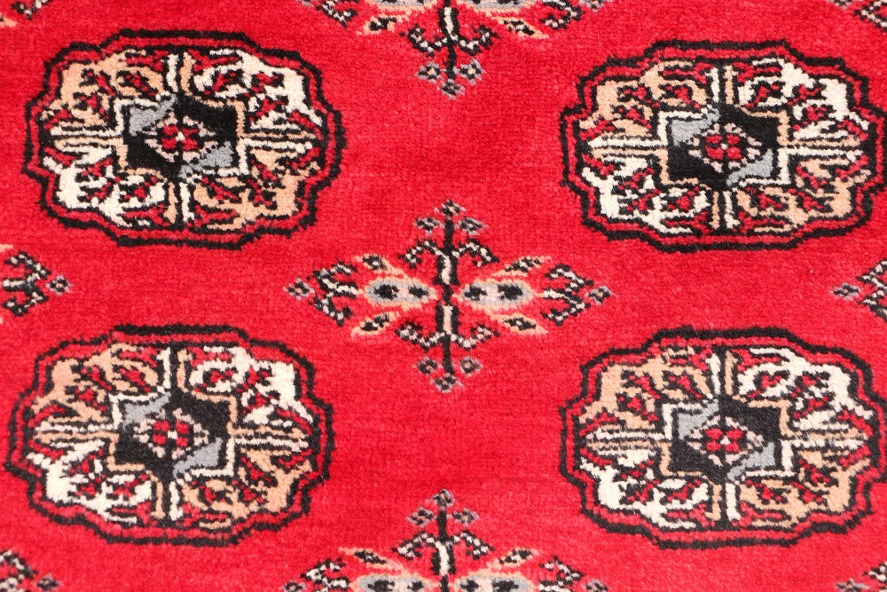 Dark Red Bokhara 3' 3 x 5' 1 - No. 46281 - ALRUG Rug Store
