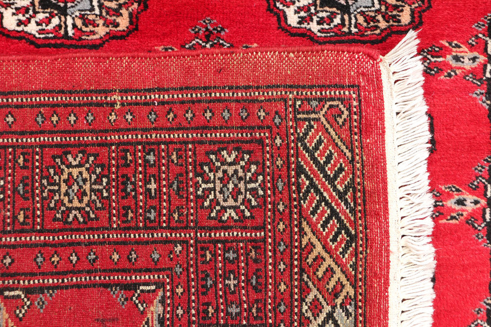 Dark Red Bokhara 3' 3 x 5' 1 - No. 46281 - ALRUG Rug Store