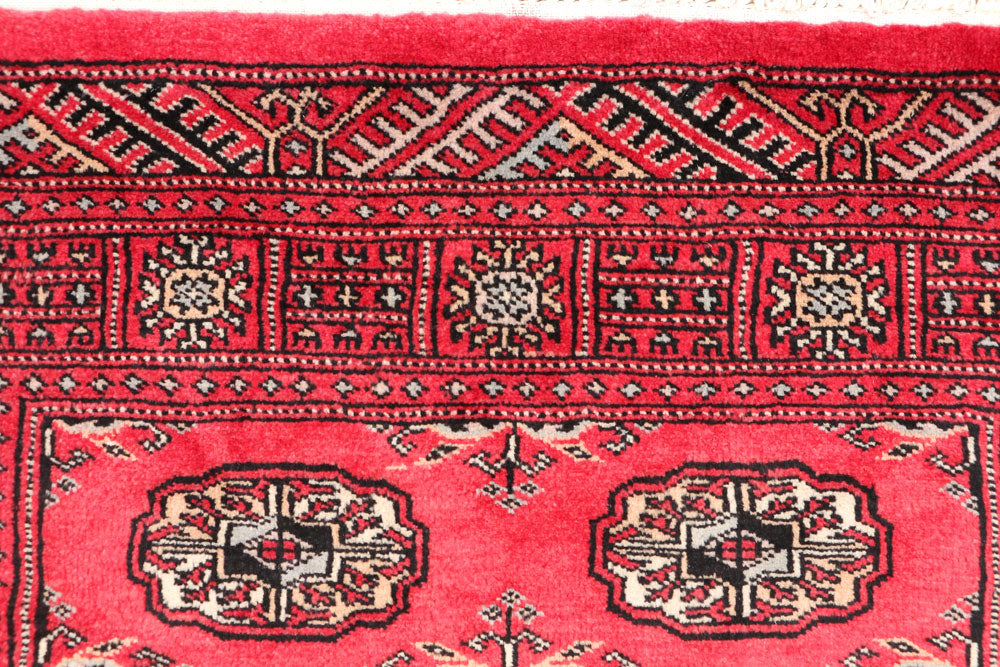 Red Bokhara 3' 2 x 5' 1 - No. 46291 - ALRUG Rug Store