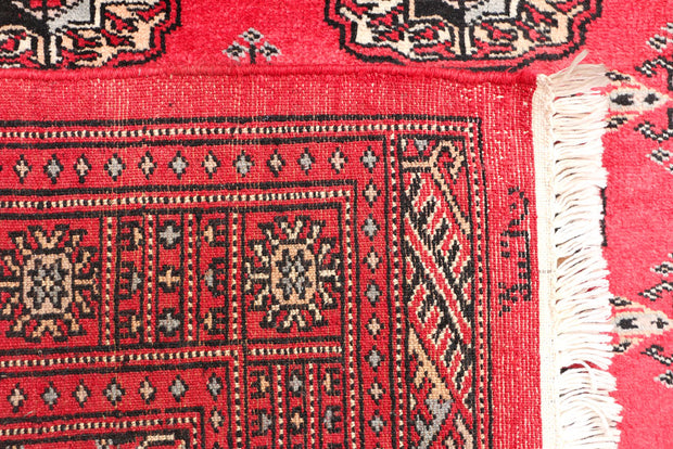 Red Bokhara 3' 2 x 5' 1 - No. 46291 - ALRUG Rug Store