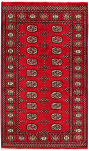 Dark Red Bokhara 3' x 5' 1 - No. 46299