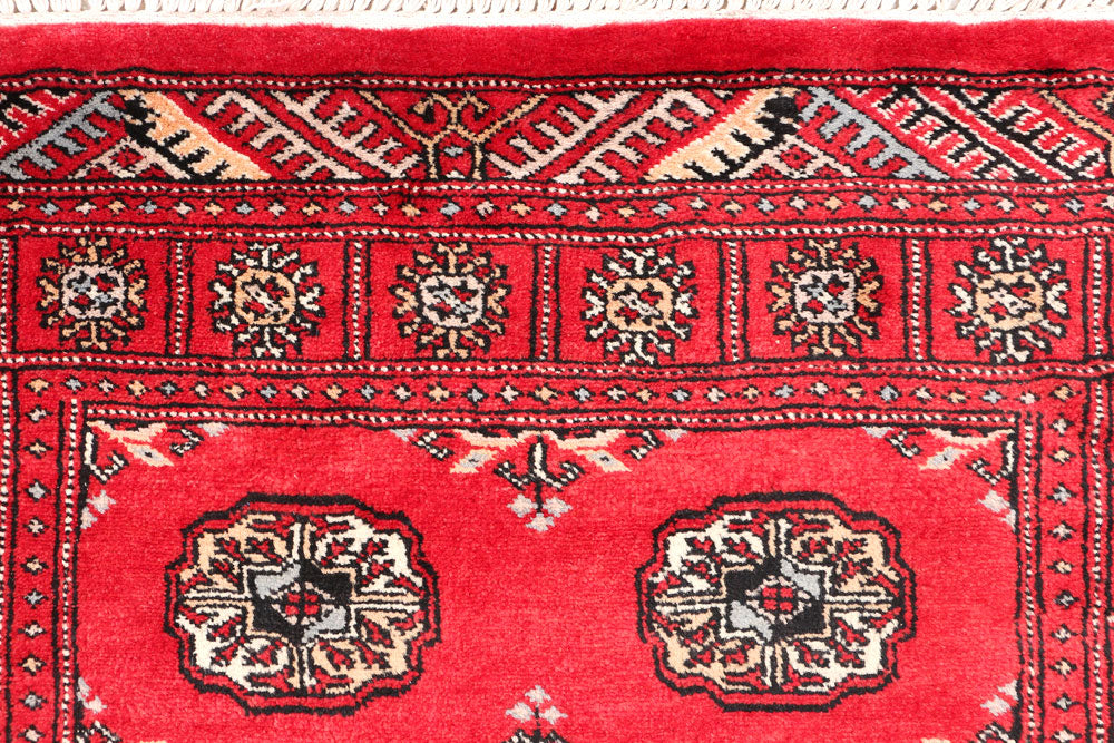 Red Bokhara 3' 2 x 5' 3 - No. 46301 - ALRUG Rug Store