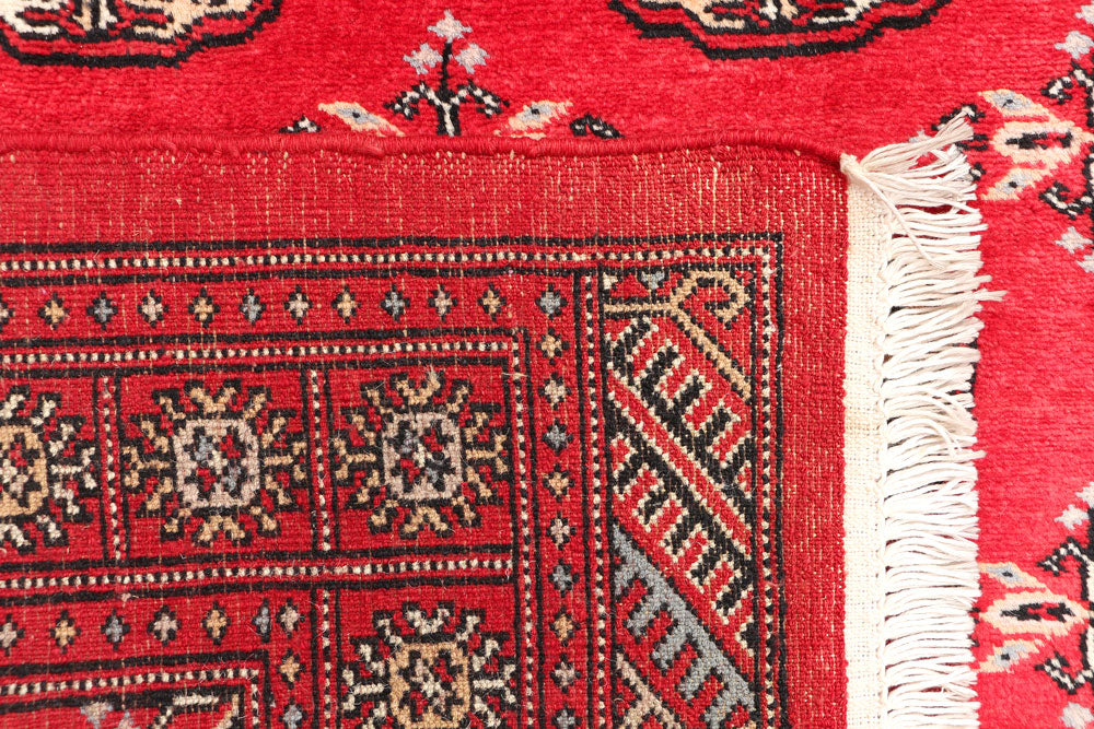 Red Bokhara 3' 2 x 5' 3 - No. 46301 - ALRUG Rug Store