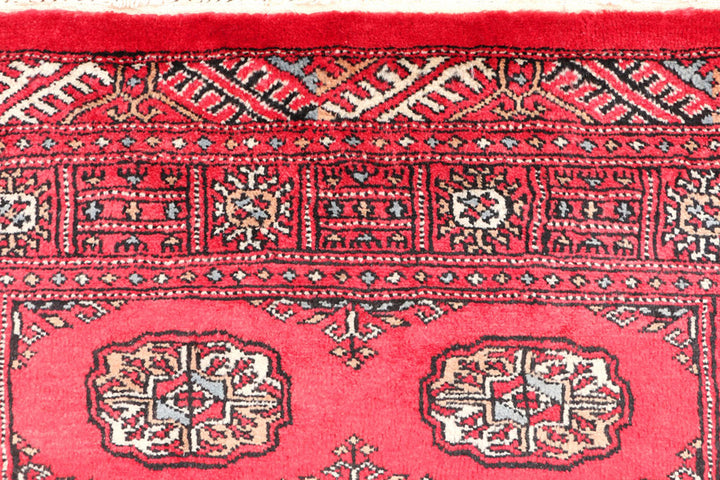 Red Bokhara 3'  2" x 5'  2" - No. QA98211