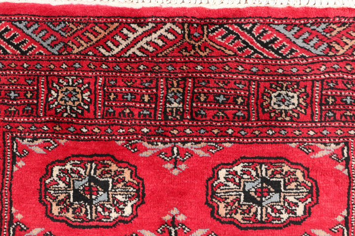 Red Bokhara 3' 1 x 5' - No. 46309 - ALRUG Rug Store