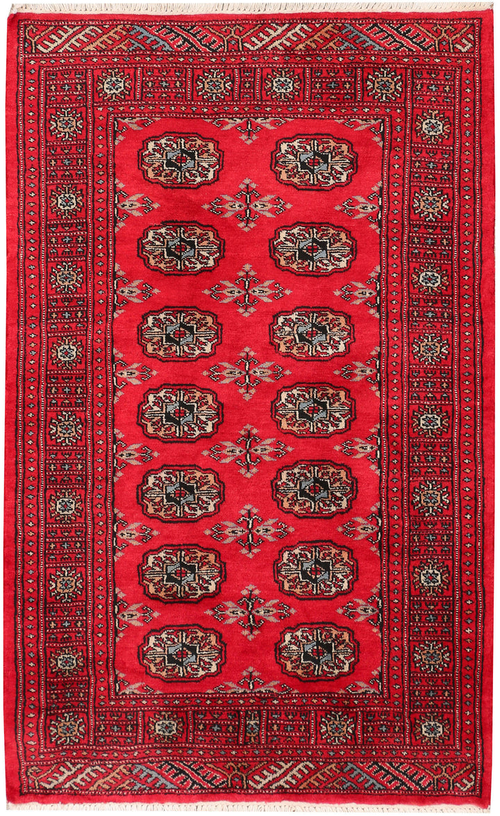 Red Bokhara 3' 1 x 5' - No. 46309 - ALRUG Rug Store