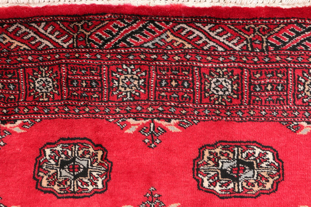 Red Bokhara 3' 2 x 5' 4 - No. 46311 - ALRUG Rug Store