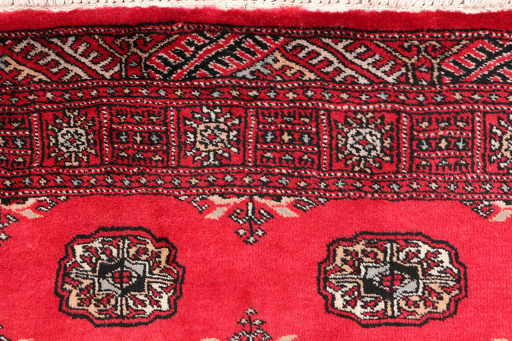 Red Bokhara 3' 2 x 5' 4 - No. 46311 - ALRUG Rug Store