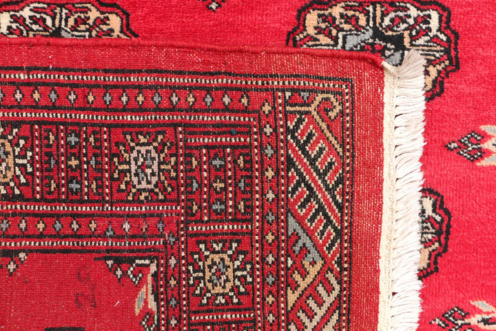 Red Bokhara 3' 2 x 5' 4 - No. 46311 - ALRUG Rug Store