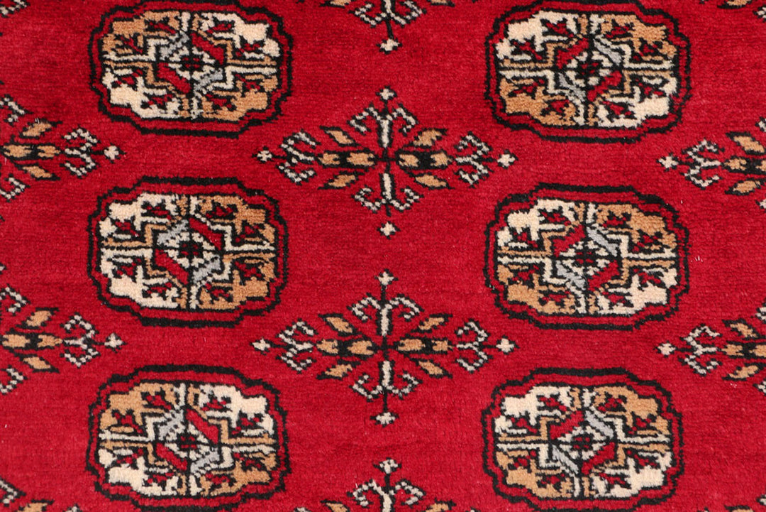 Dark Red Bokhara 3'  x" 5'  3" - No. QA78743