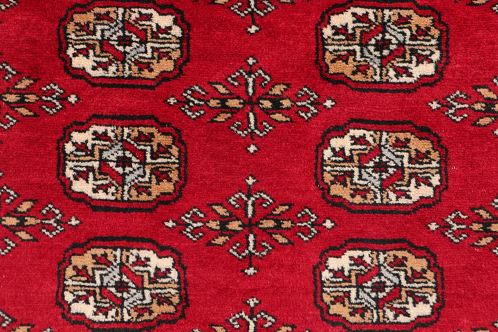 Dark Red Bokhara 3'  x" 5'  3" - No. QA78743