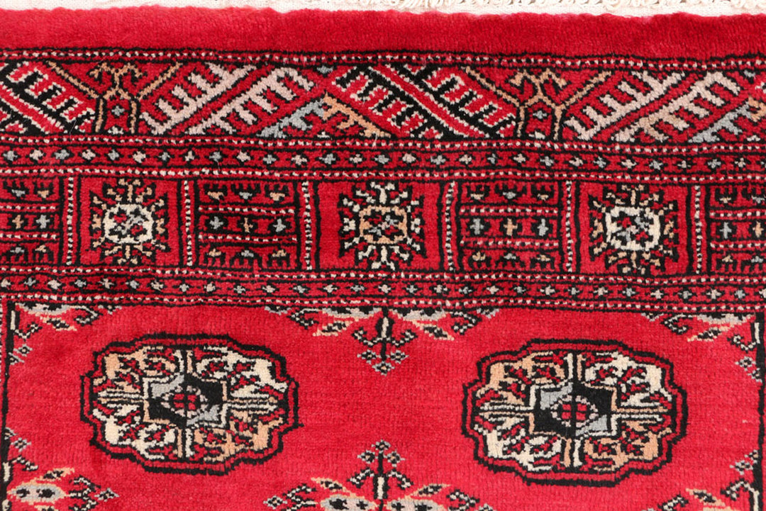 Dark Red Bokhara 3' 1 x 4' 11 - No. 46345