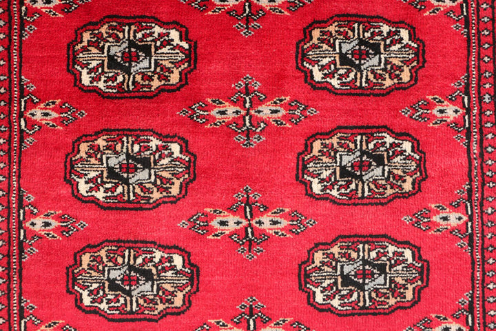 Dark Red Bokhara 3' 1 x 4' 11 - No. 46345