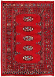 Red Bokhara 2' 7 x 4' 1 - No. 46349 - ALRUG Rug Store