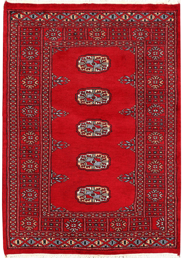 Red Bokhara 2' 7 x 4' 1 - No. 46349 - ALRUG Rug Store