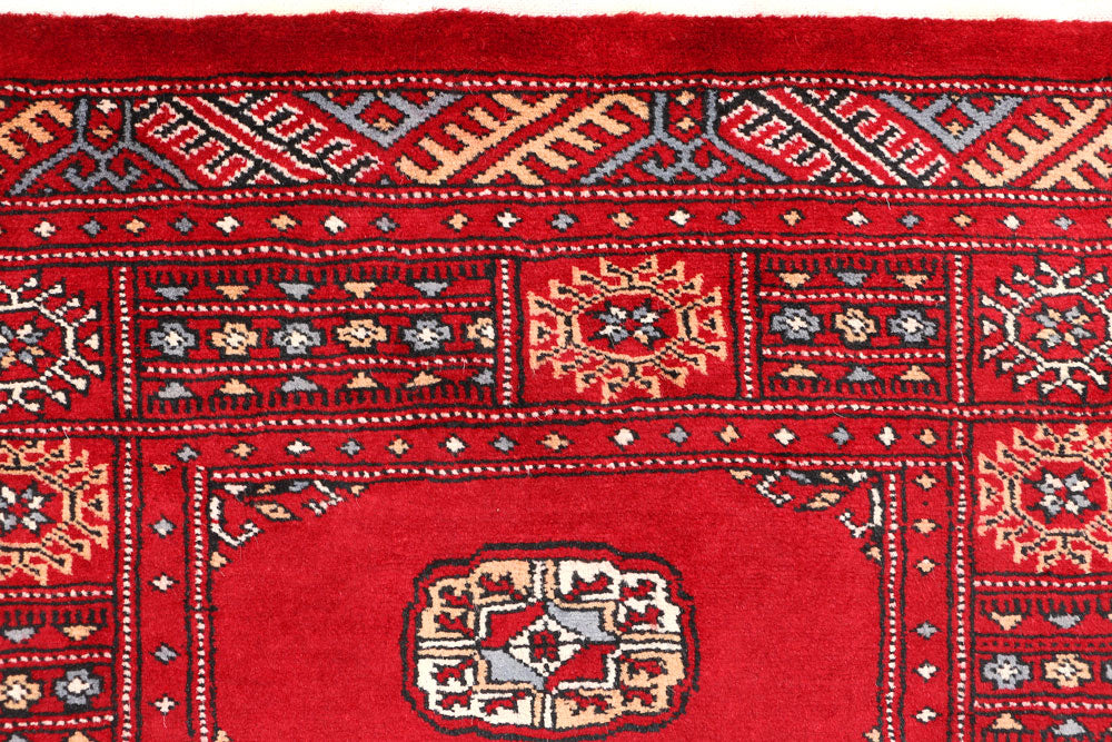 Dark Red Bokhara 2' 6 x 4' 2 - No. 46353 - ALRUG Rug Store