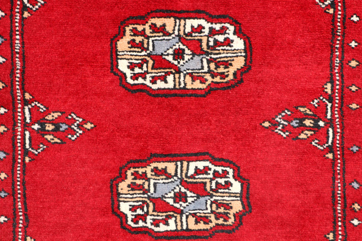 Dark Red Bokhara 2' 6 x 4' 2 - No. 46353 - ALRUG Rug Store