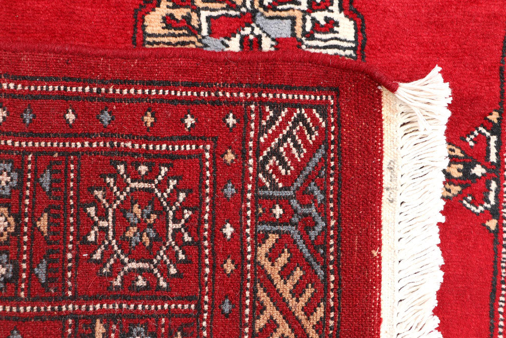 Dark Red Bokhara 2' 6 x 4' 2 - No. 46353 - ALRUG Rug Store