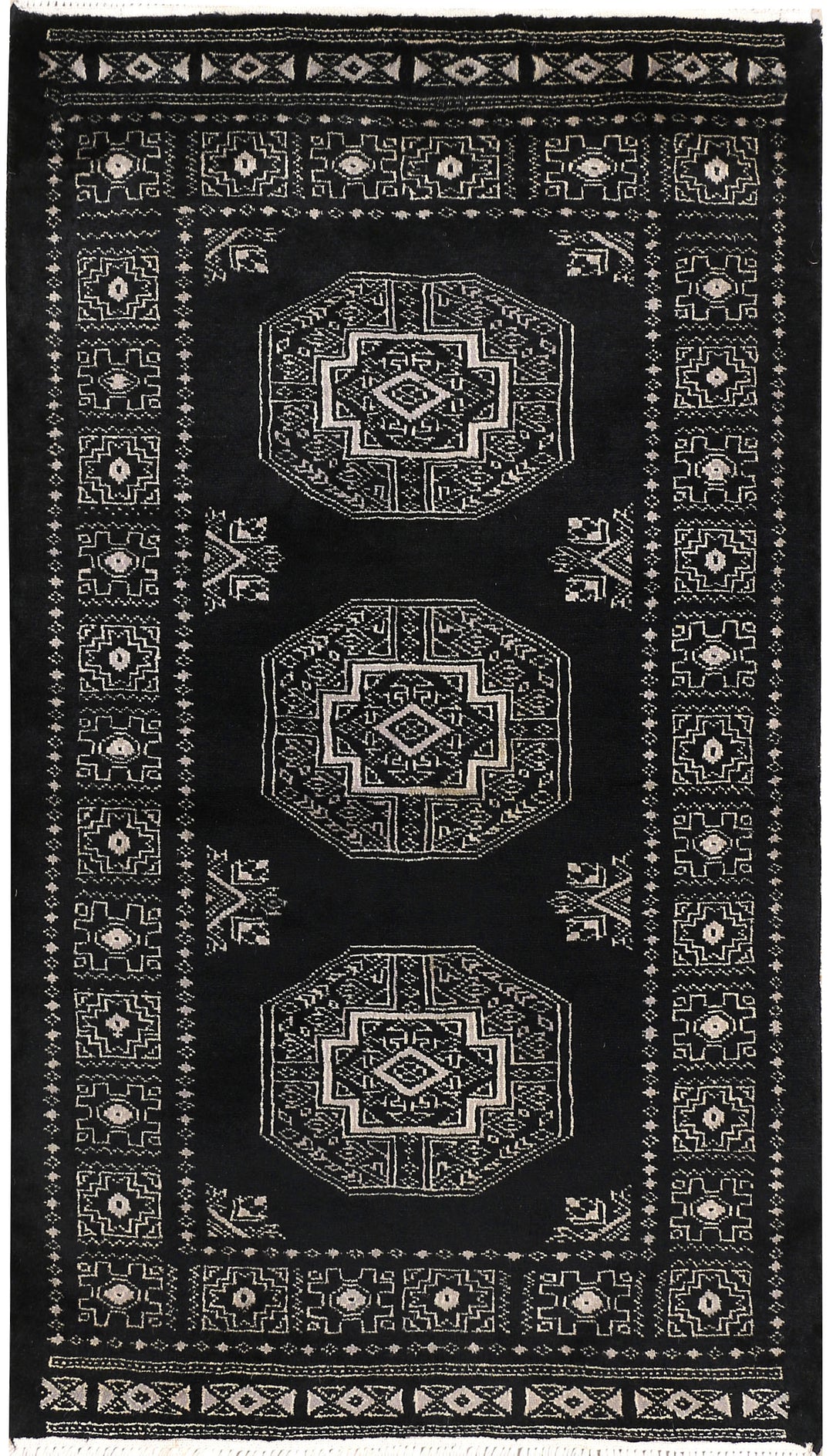 Black Fil Pa 2' 7 x 4' 6 - No. 46378 - ALRUG Rug Store