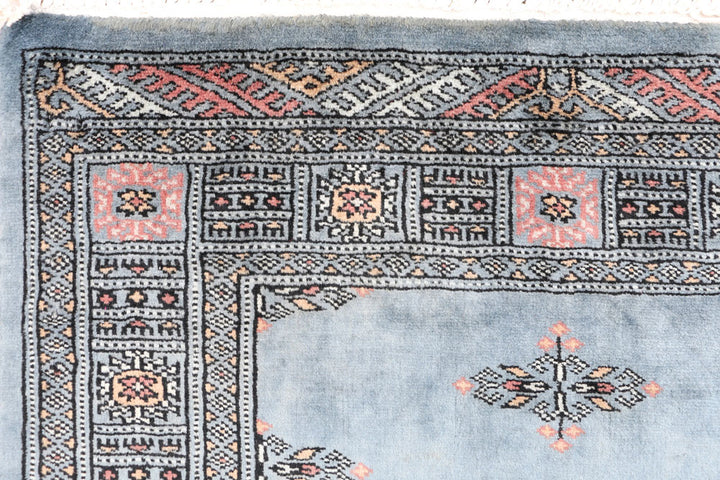 Light Slate Grey Butterfly 2' 7 x 3' 10 - No. 46408 - ALRUG Rug Store