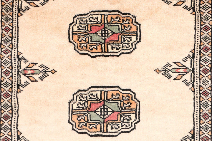 Wheat Bokhara 2' 6 x 4' - No. 46424 - ALRUG Rug Store