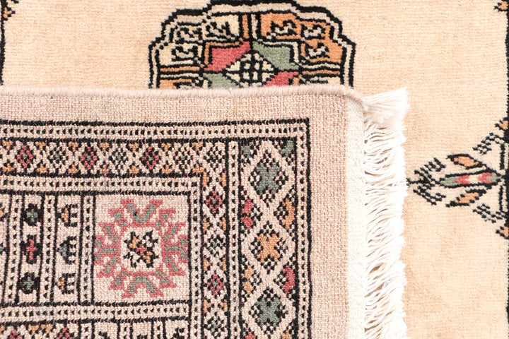 Wheat Bokhara 2' 6 x 4' - No. 46424 - ALRUG Rug Store