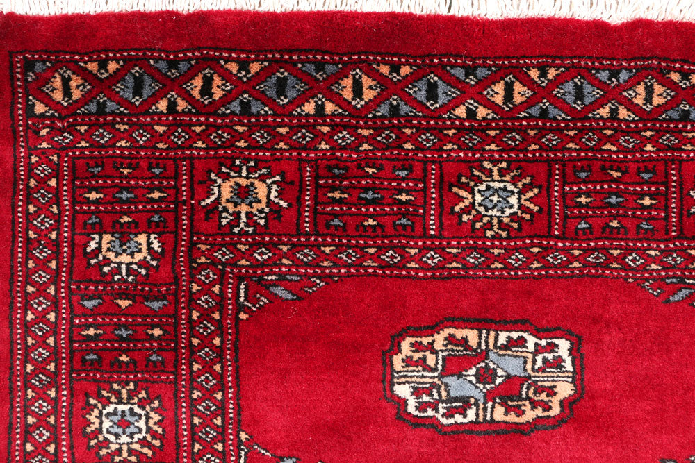 Dark Red Bokhara 2' 7 x 4' 5 - No. 46458 - ALRUG Rug Store