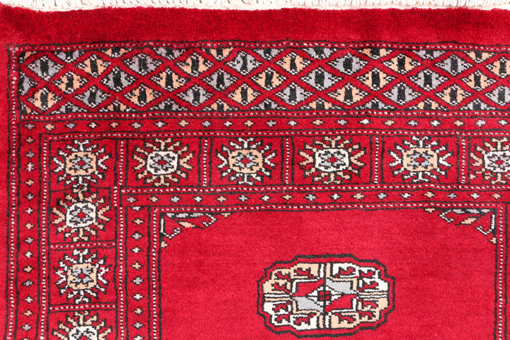 Dark Red Bokhara 2' 7 x 4' 2 - No. 46460 - ALRUG Rug Store