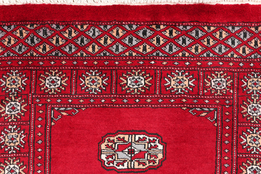 Dark Red Bokhara 2' 7 x 4' 2 - No. 46460 - ALRUG Rug Store