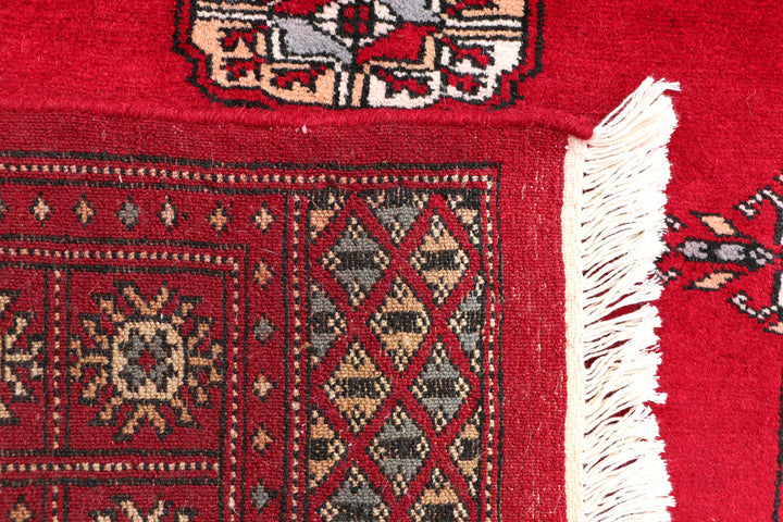 Dark Red Bokhara 2' 7 x 4' 2 - No. 46460 - ALRUG Rug Store