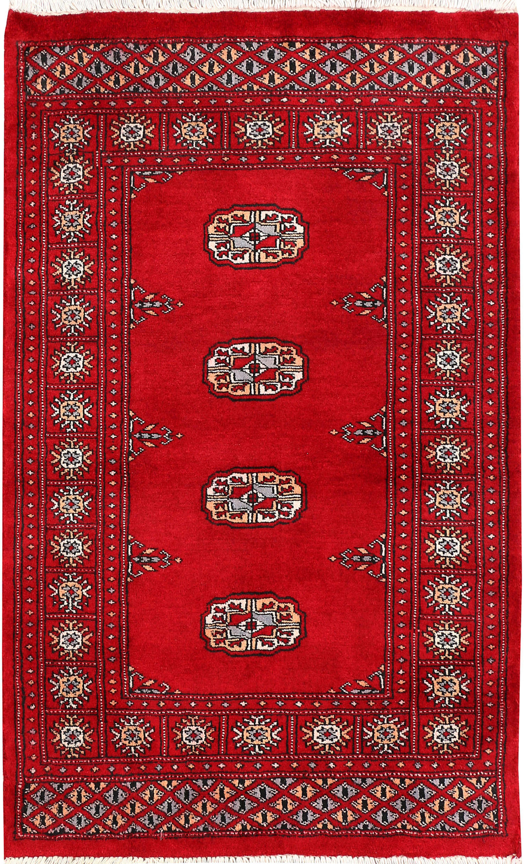 Dark Red Bokhara 2' 7 x 4' 2 - No. 46460 - ALRUG Rug Store