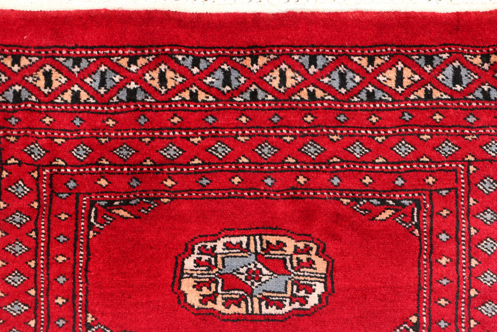 Red Bokhara 2' x 5' 11 - No. 46486 - ALRUG Rug Store