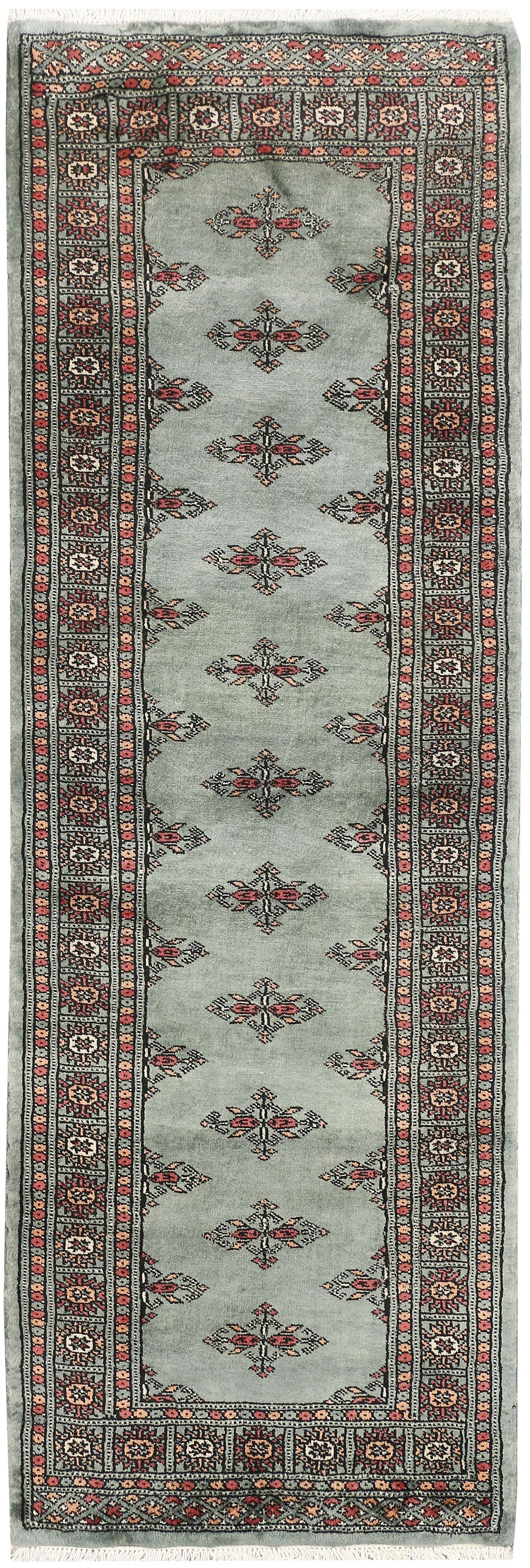 Dark Slate Grey Butterfly 2' 2 x 6' 1 - No. 46487 - ALRUG Rug Store